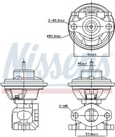AGR-VENTIL FÜR Hyundai Santa FÉ I (Sm), Hyundai Trajet (Fo) - Nissens 98479