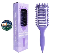 Cepillo definidor de rizos, cepillo ventilado para cabello rizado,para dar forma