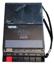 Sears LXI Series Voice Actiated Cassette Tape Recorder Model 6V Untested 