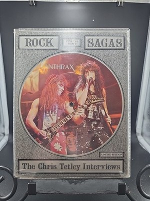 The Chris Tetley Interviews Anthrax 1988 Rock Sagas Fotodisk PRT ltd Ed EX 3