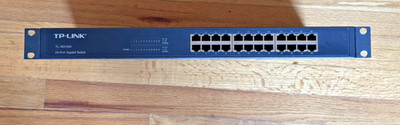   TP-Link TL-SG1024 24-Port Gigabit Unmanaged Network Switch - Fast, Rackmount