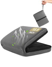 FASTMOMENT Airplane Seat Cushion Portable Plus Size - 18.9'', Dark Grey