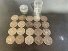 Full Roll 20 Coins Barber Half Dollars 90% Silver $10 Face Mixed Dates Mintmarks