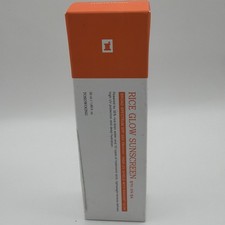 Rice Glow Sunscreen, SPF50 Broad Spectrum Korean Sunscreen for Face, Dewy O
