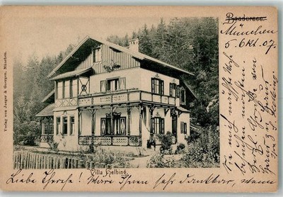 13565877 - 8104 Grainau Badersee Villa Helbing 1907