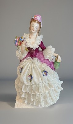 Dresden Muller Volkstedt Germany / Godey s Fashions-November 1863/7 