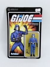 Super7 Reaction GI Joe Cobra Commander 3.75    Figure