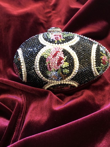 Judith Leiber Swarovski Crystal Egg Bag
