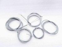FüR Vespa V50 VBB VBA VNB Super Sprint Komplettes Kabelset Grau Reibungsfrei Gec