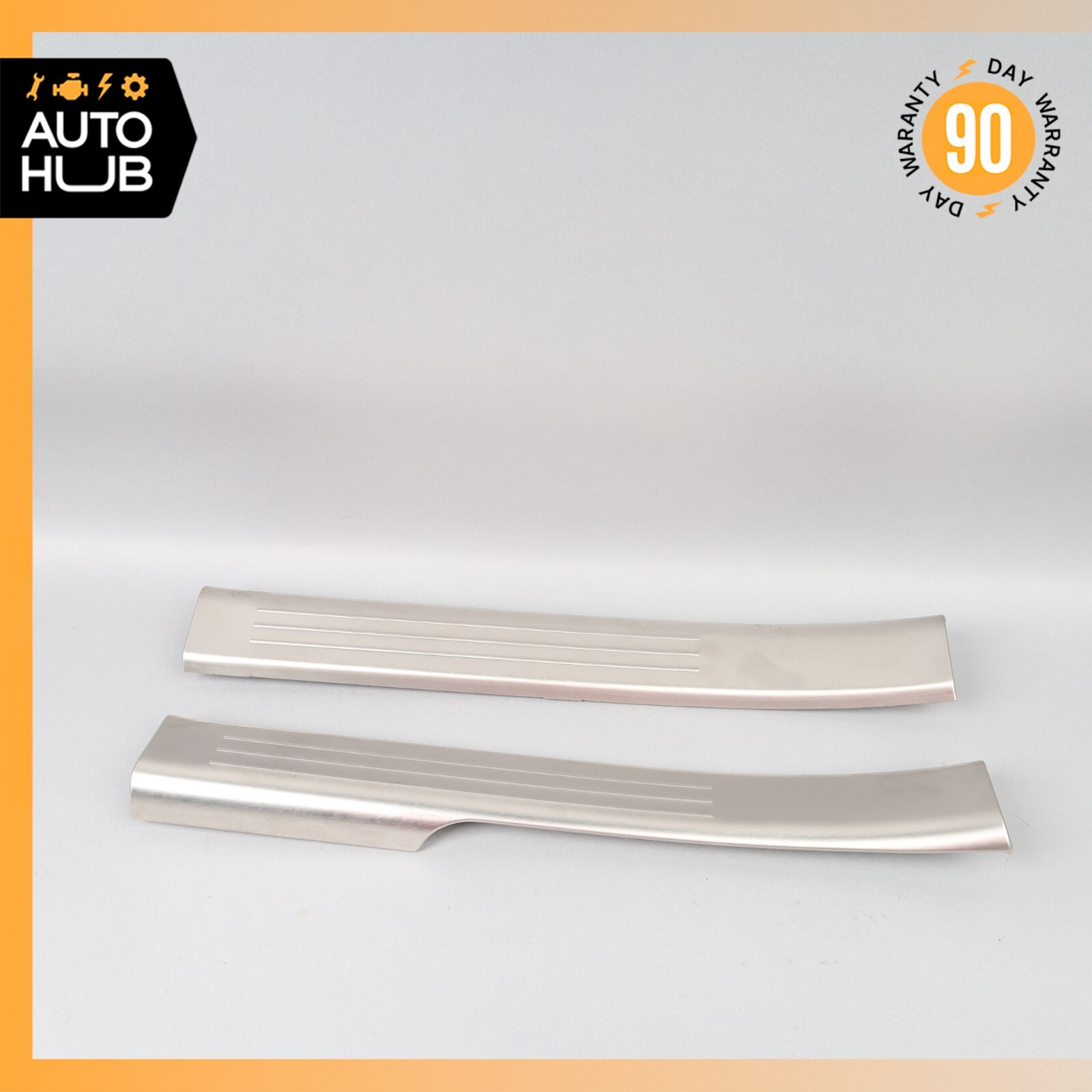06-13 Bentley Continental Flying Spur Rear Left & Right Door Step Sill Set OEM