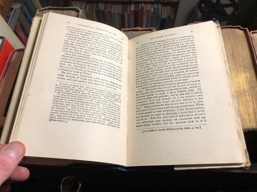 1949 METAPHYSIC OF ETHICS by IMMANUEL KANT : Hardback in Jacket - Photo 7/7