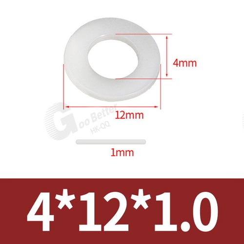 Unterlegscheiben DIN 125 Kunststoff Polyamid PVC M2 - M24 Beilagescheibe ISO7089 - Bild 32 von 121