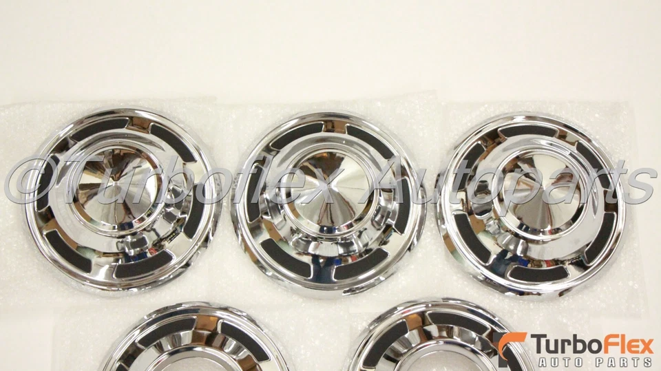 Juego de 5 tapacubos de cubierta de rueda genuina Toyota Land Cruiser 1969-1984 FJ40 Foto 2 de 4