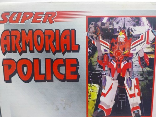 Hyper Red Jack Armor Armourd Police 05 Taiwan 1990's MIB Rare Shipping Free - Picture 13 of 21