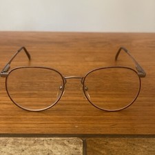 Vintage Guess Eyewear Round Eyeglasses Gunmetal GU 332 53-18-140