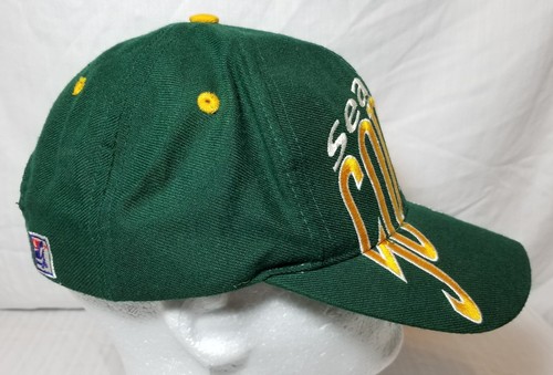 Limited Edition Vintage # ERROR Seattle SuperSonics Snapback Cap Hat Sonics NBA - Picture 12 of 23