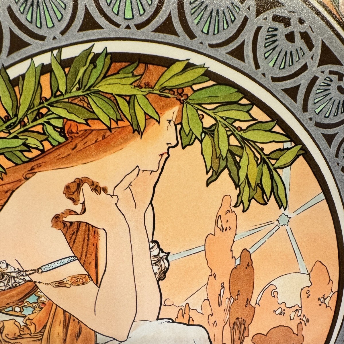 FRAMED Print Art Deco Art Nouveau Great Gatsby Vintage