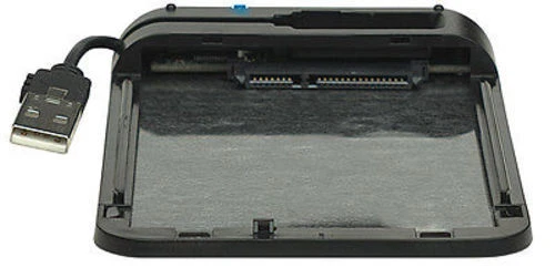 USB 2.0 SATA 2.5" Hard Drive Enclosure, Black, 130042 - Image 4 of 4
