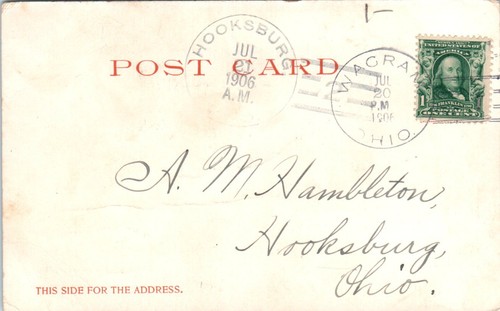 1900s Ohio Postcard Page Hall Ohio State University OH UDB 1906 Law Building - Picture 2 of 2