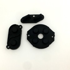 Black For Nintendo Game Boy Original DMG-01 Conductive Rubber Silicone Buttons
