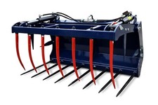 Krokodilgebiss Krokodilzange Silozange Euroaufnahme 150 cm 280 kg  2 Zylinder