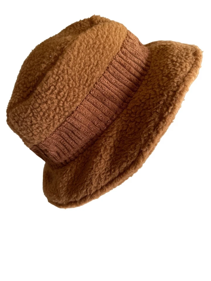 Offline Aerie Brown Teddy Bucket Hat One Size — 第 3/4 张图片