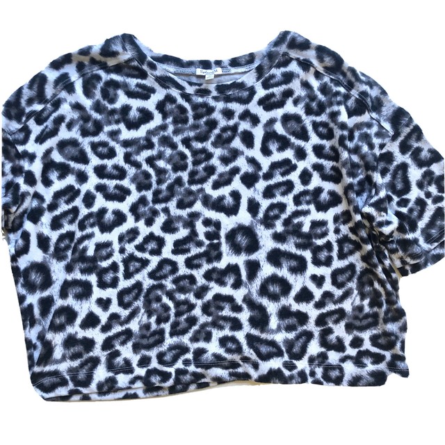 cheetah print oversized sweater