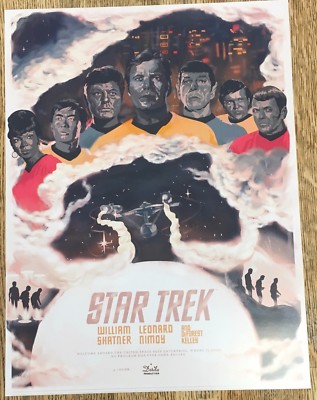 Star Trek ''NCC-1701'' mini print By Fernando Reza