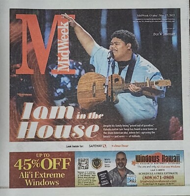 William Iam Tongi Kahuku American Idol Winner Hawaii Midweek Newspaper Tongan