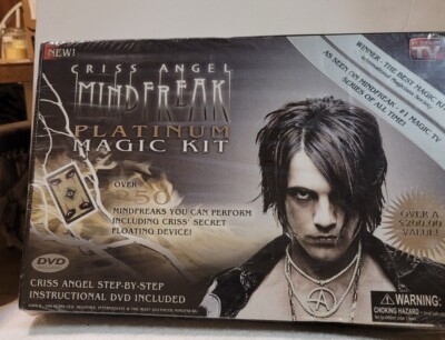 Chris Angel Mind Freak Platinum Magic Kit Instruction DVD 250 Tricks Seen on TV