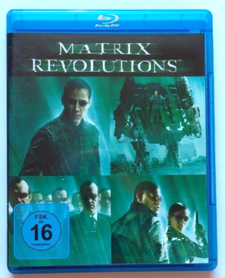 Matrix - Revolutions Teil 3 Blu Ray (2003) FSK16 Keanu Reeves Warner Bros.