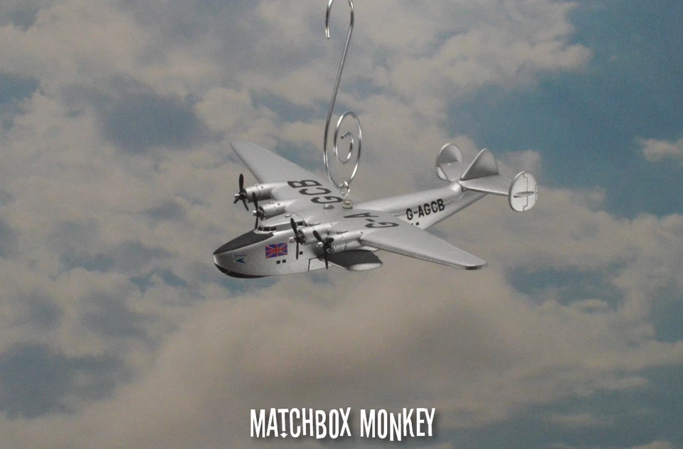 Boeing 314 Clipper Bangor Seaplane Boat Plane Christmas Ornament Airplane BOAC - Image 4 of 4