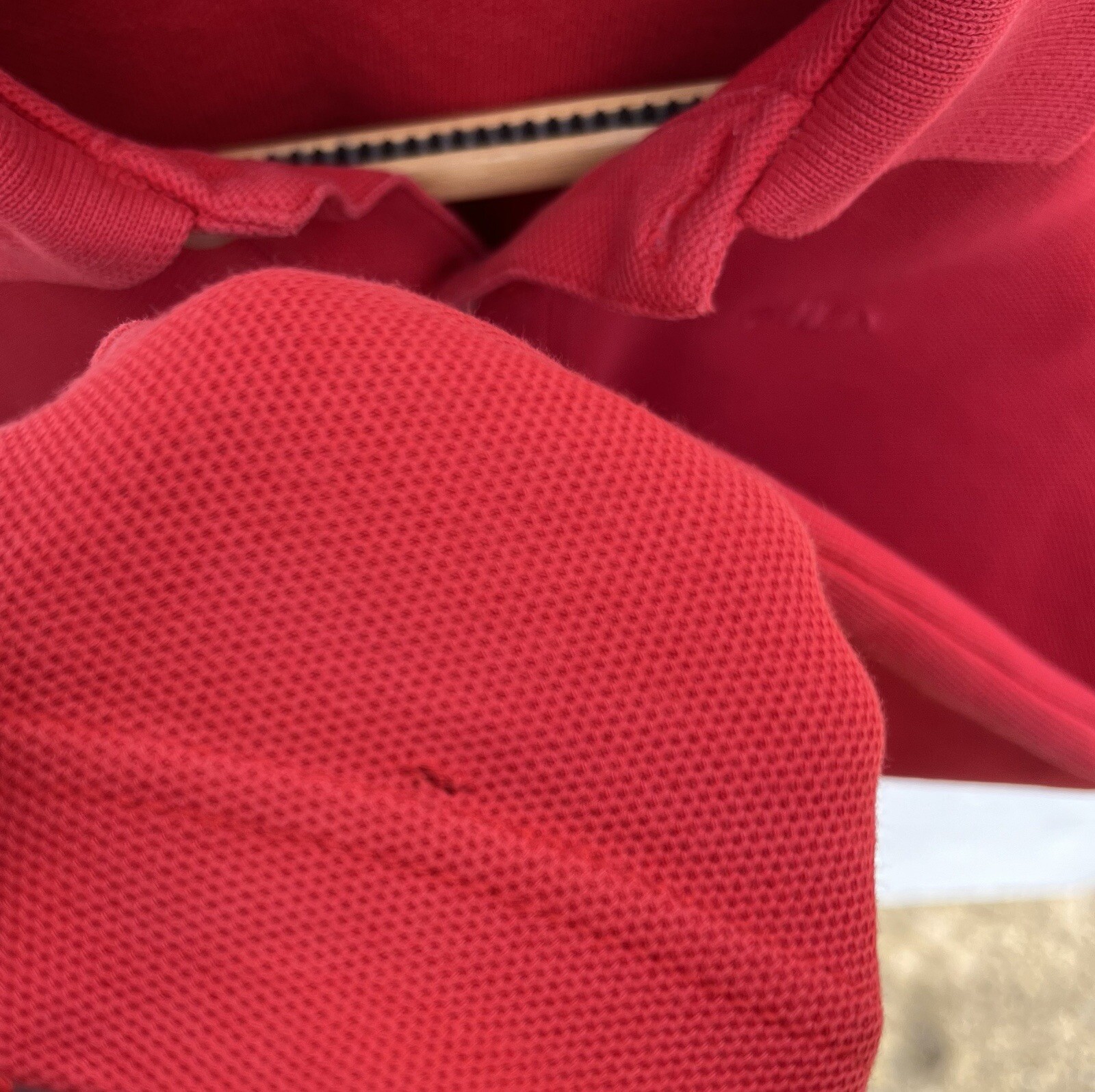 Polo FILA anni 90 donna piccola rossa