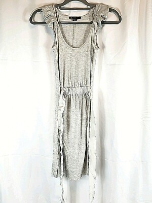 armani exchange grey dress Women's Gray With Belt Size Extra Small Collection_Costume