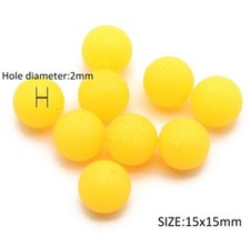 5 pc. Neon Orange Glitter Silicone 15mm beads Food Grade silicone Solid 1196651