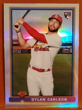 2021 Bowman Chrome '91 Bowman Refractors Dylan Carlson CARDINALS 