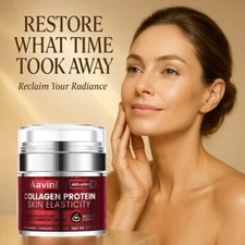 Aavini Collagen Face Cream–50g Deep Moisture+Firming with Squalane & Almond Oil