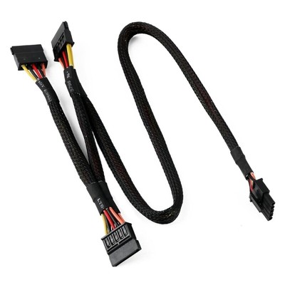 5Pin to 3 SATA Adapter Modulars Power Supply Cable for GreatWall Ocz Power Cable
