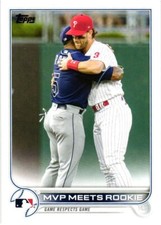 2022 Topps #367 MVP Meets Rookie - Bryce Harper / Wander Franco