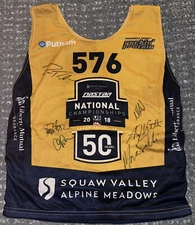 US Ski Team Racing National Championships Bib Jersey Liberty Mutual Signed #576