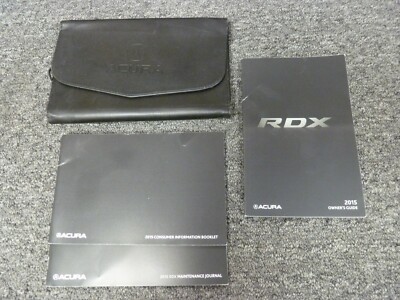 2015 Acura RDX Owner Operator User Guide Manual Book Technology Package 3.5L V6