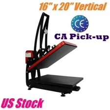 CA PICK-UP 16"x 20" Heat Press Machine Vertical Clamshell T-shirt Sublimation