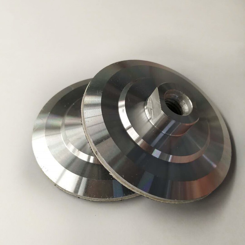 9pcs Aluminum Backer Pad 4 Inch Hook and Loop Backing pad 5/8-11 Arbor