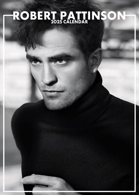ROBERT PATTINSON CALENDAR 2025 LARGE ( 297mm X 420mm ) WALL A3 SIZE NEW SEALED