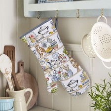 Stulpe Ofenhandschuh Ulster Weavers Speisekammer Katzen 100% Baumwolle Multi