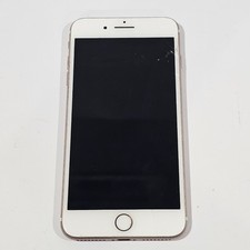 Apple iPhone 7 Plus Rose Gold A1784 BAD SCREEN FOR PARTS ONLY NO CHGR READ  
