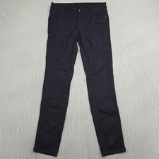 Prana Pants Womens 10 Black Stretch Skinny Outdoor Athletic Hiking Casual Nylon