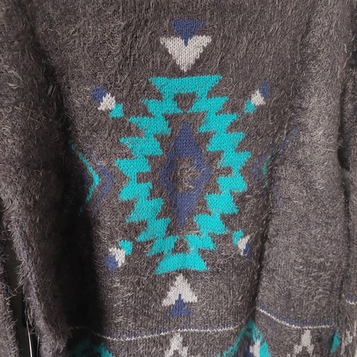 Maglione donna azteco con frange Powder River Outfitters by Panhandle nuovo con etichette taglia small - Foto 11 di 14