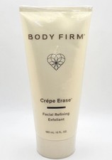 Body Firm Crepe Erase FACIAL REFINING EXFOLIANT 6 oz / 180 ml NEW SEALED