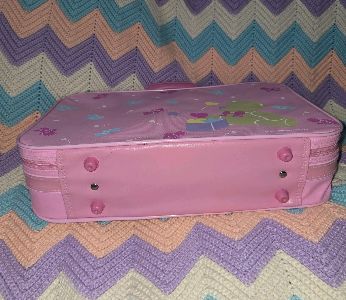 Vintage 86/88 Sanrio Tweedle Dee Dee Teddy Bear Suitcase/Luggage